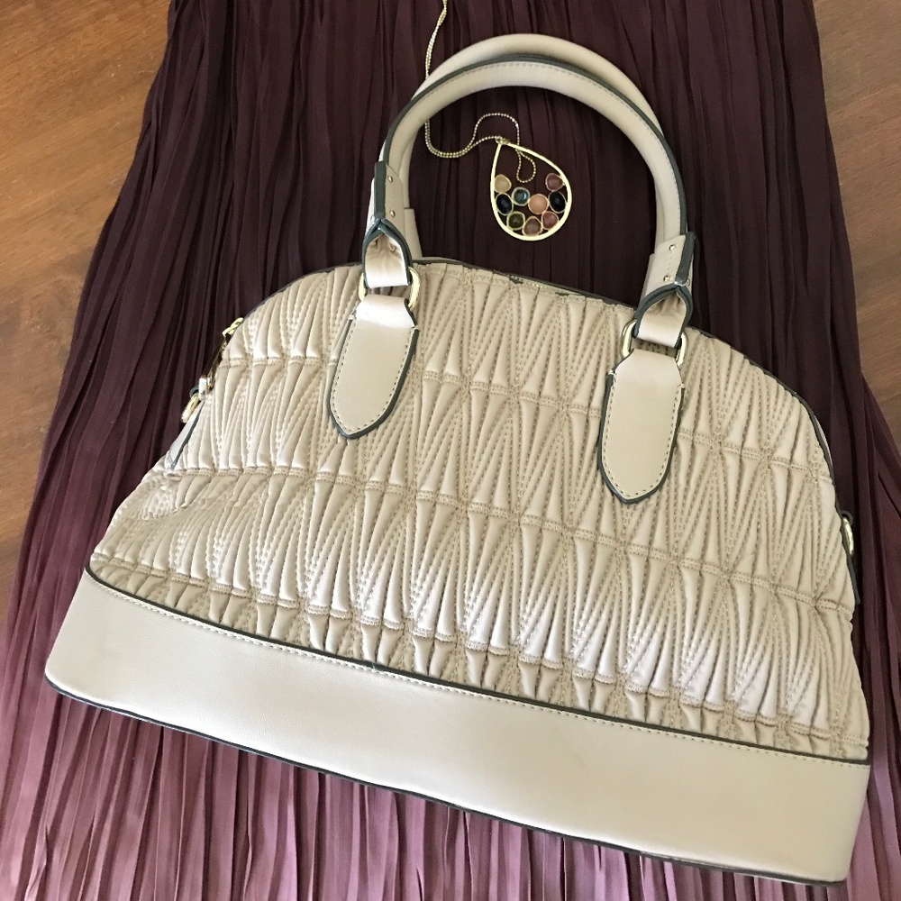 Zara Quilted Satchel Bag